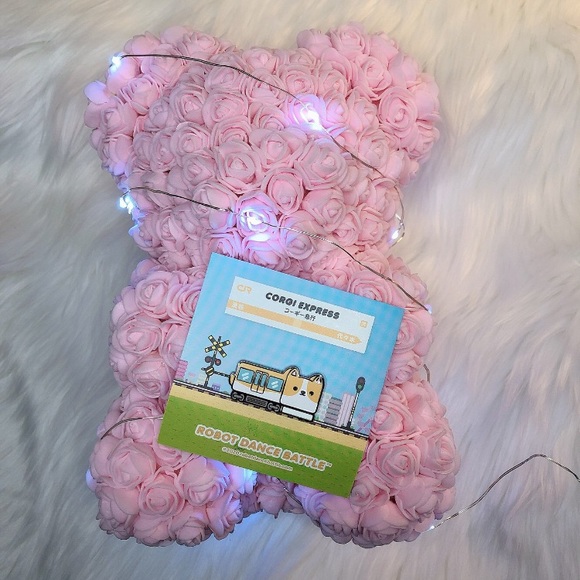 Corgi Train Enamel Pin by Robot Dance Battle - Picture 1 of 3